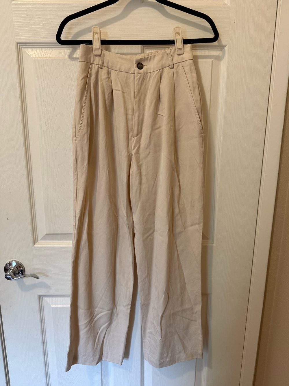 Reformation Mason Pants - Cropped (cream)